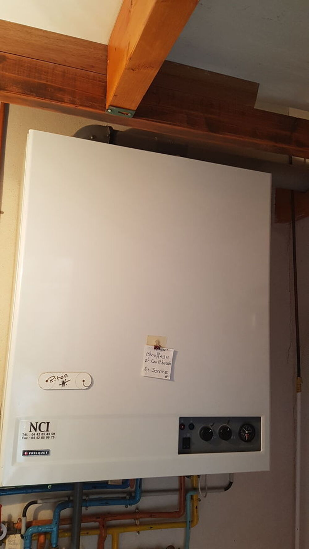 CHAUDIERE FRISQUET MIXTE GAZ HYDROCONFORT A VENTOUSE Bricolage