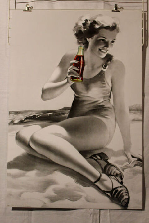 Poster  :    COCA  COLA  BEACH    23 Anglet (64)