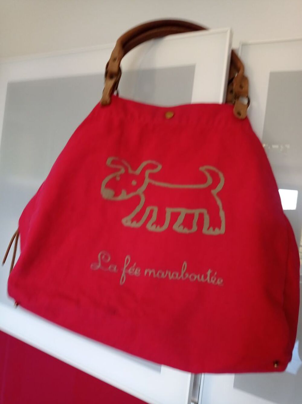 Sac &agrave; main cabas La F&eacute;e Marabout&eacute;e Maroquinerie