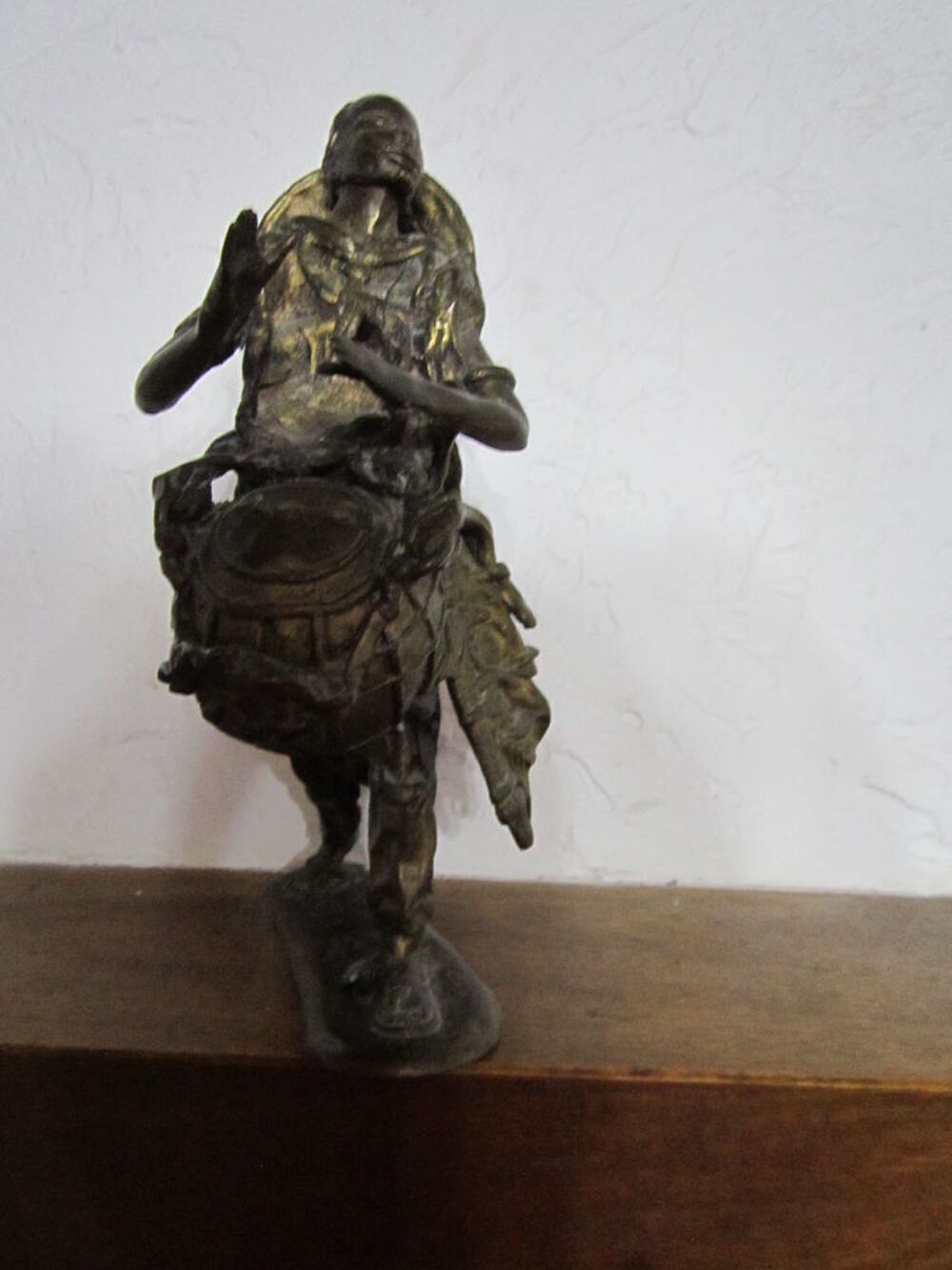 statue africaine en bronze Dcoration