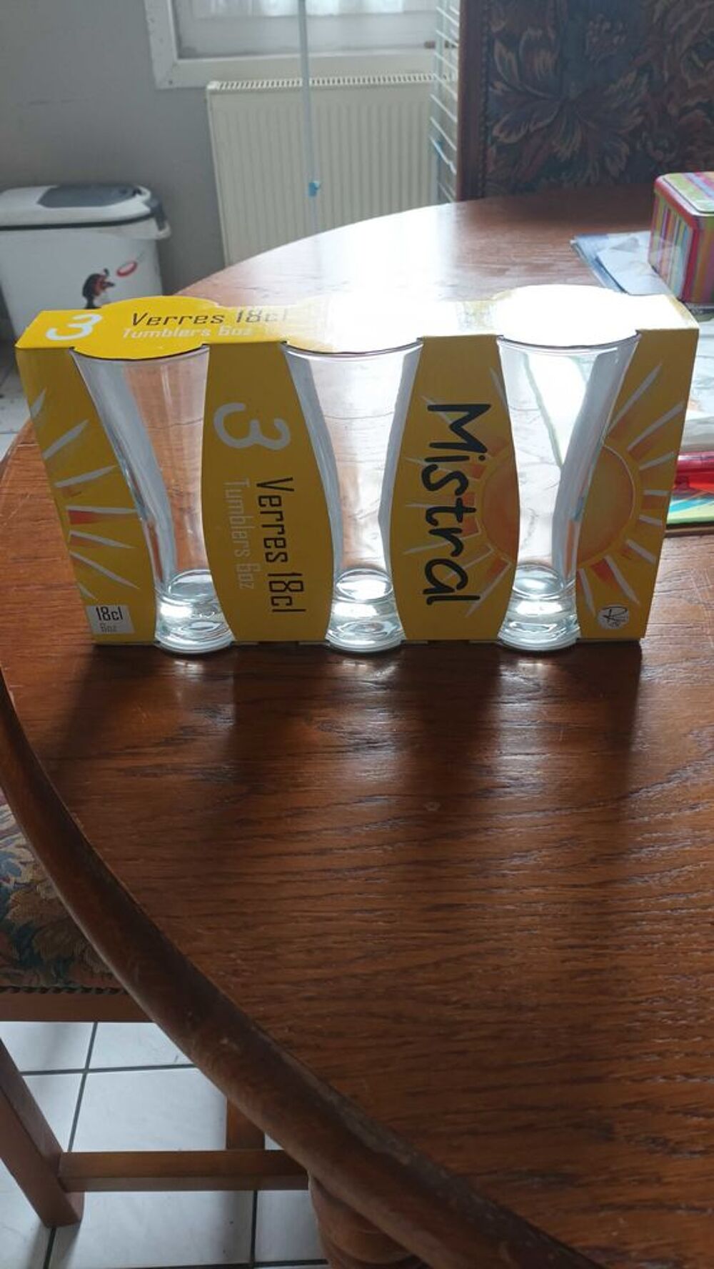 lotvde 6 verres &agrave; pastis Décoration