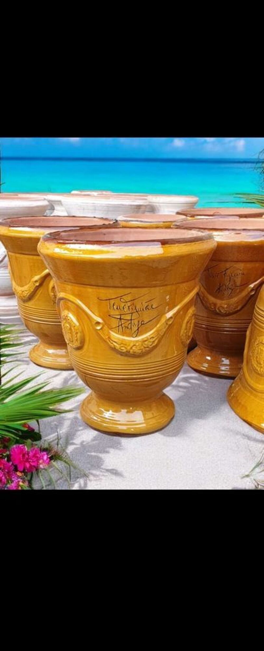 poteries vases vasques pots d'anduze jardinage jardin plantes arbres potasse fleur f Jardin