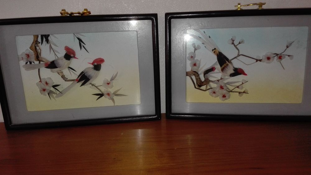 tableaux oiseaux - f&ecirc;te des m&eacute;res et des p&eacute;res Décoration