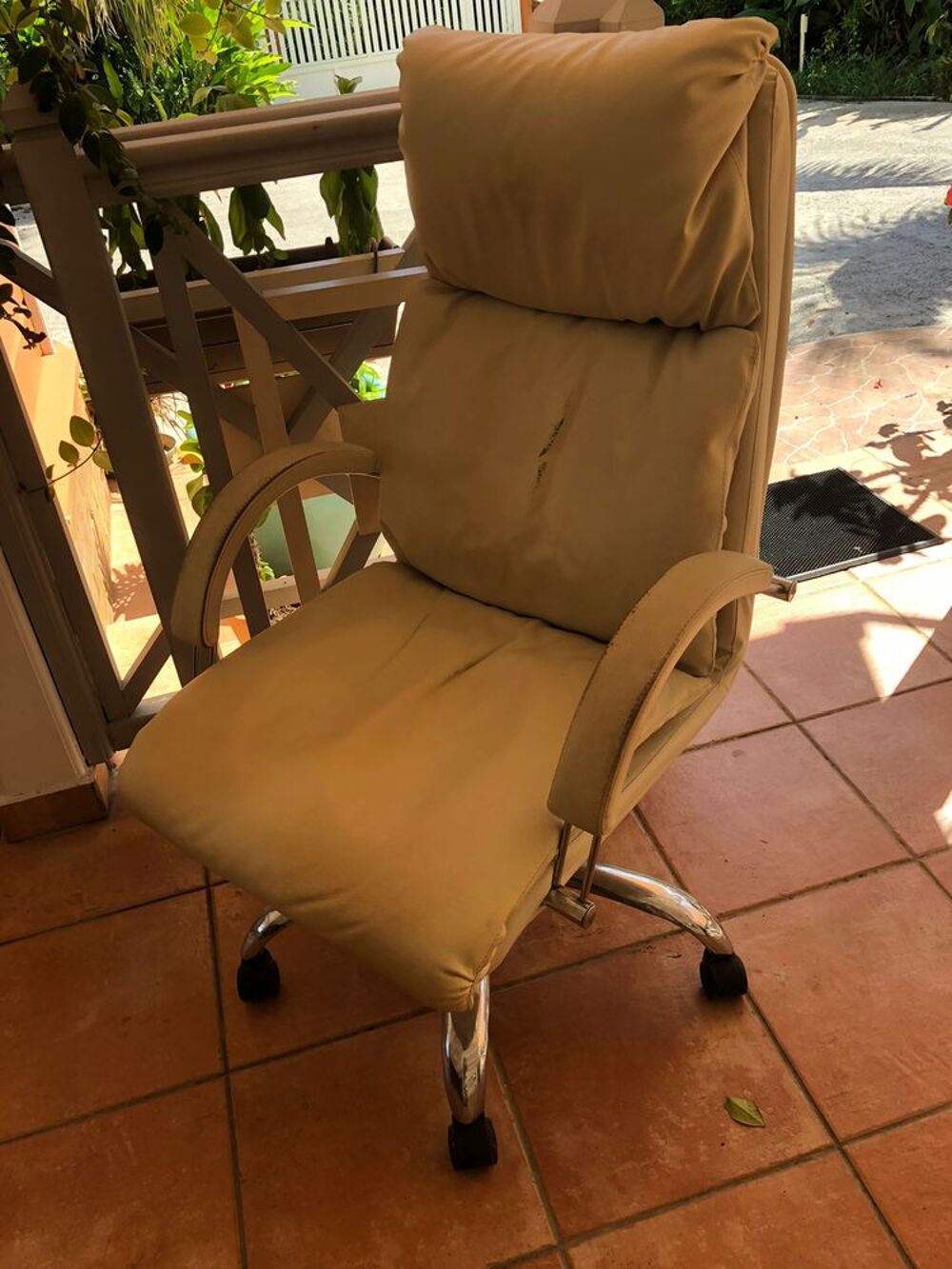 Fauteuil de bureau en cuir Meubles