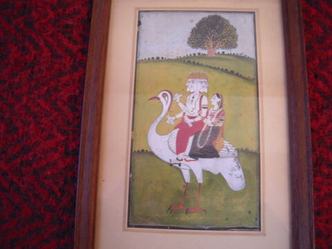 PAIRES DE MINIATURES INDIENNES DE 1800 800 Villeveyrac (34)