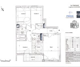  Appartement � vendre 4 pi�ces 85 m�