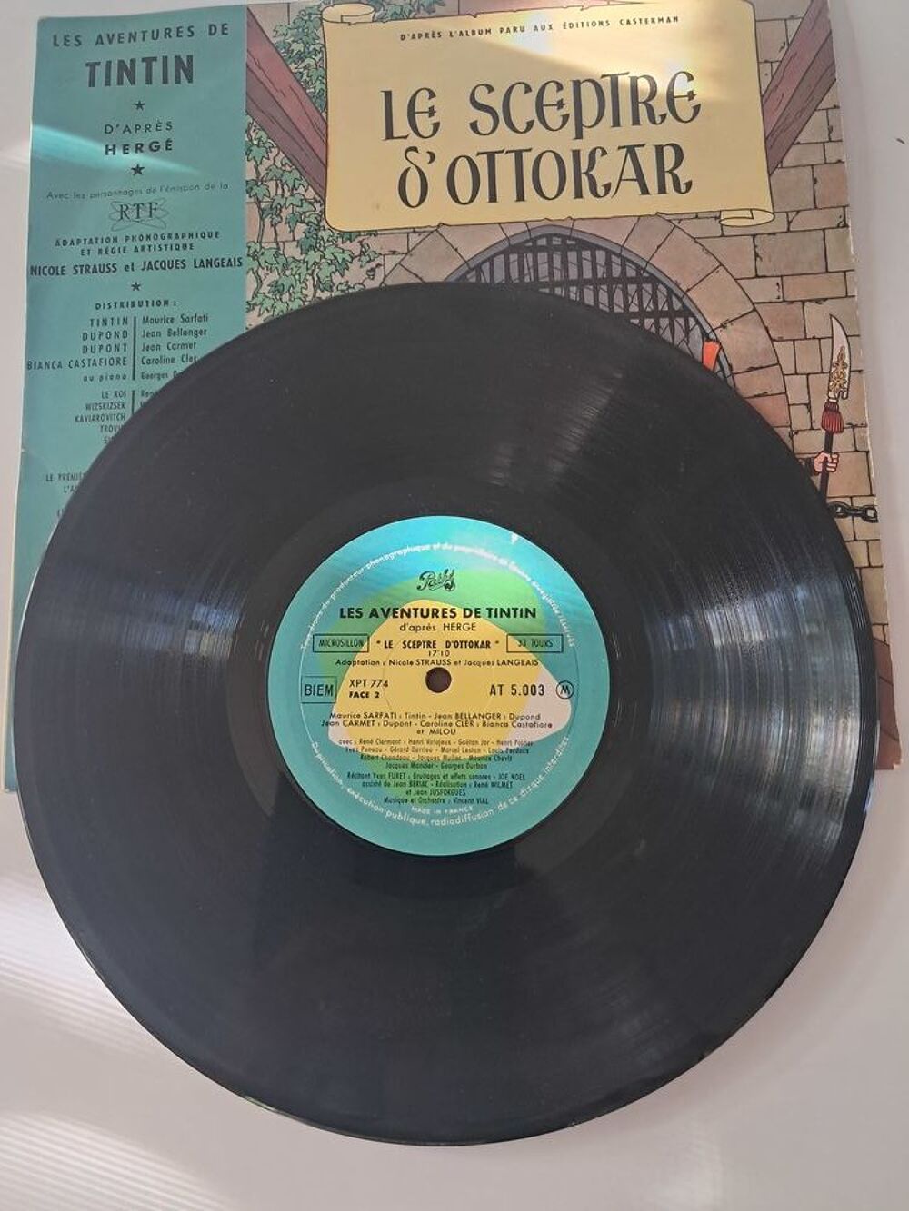vinyle Les aventures de Tintin: Le sceptre d'Ottokar CD et vinyles