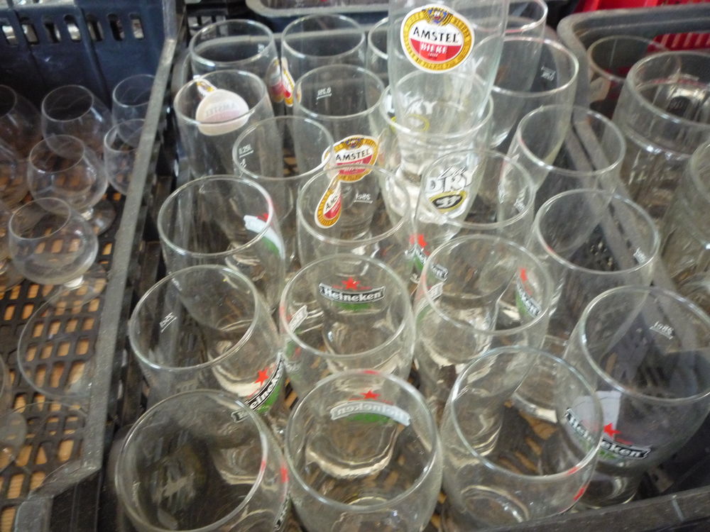 Verre bistro/Teisseire/Pampryl/Guyot/Amstel/Pelfort/Kronenbo 