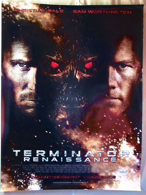 Affiche de cin�ma originale TERMINATOR RENAISSANCE 120x160  18 Curtafond (01)