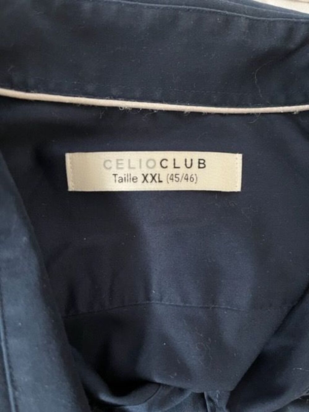 CHEMISE homme taille XXL (45/46) marque C&eacute;lio club Vêtements