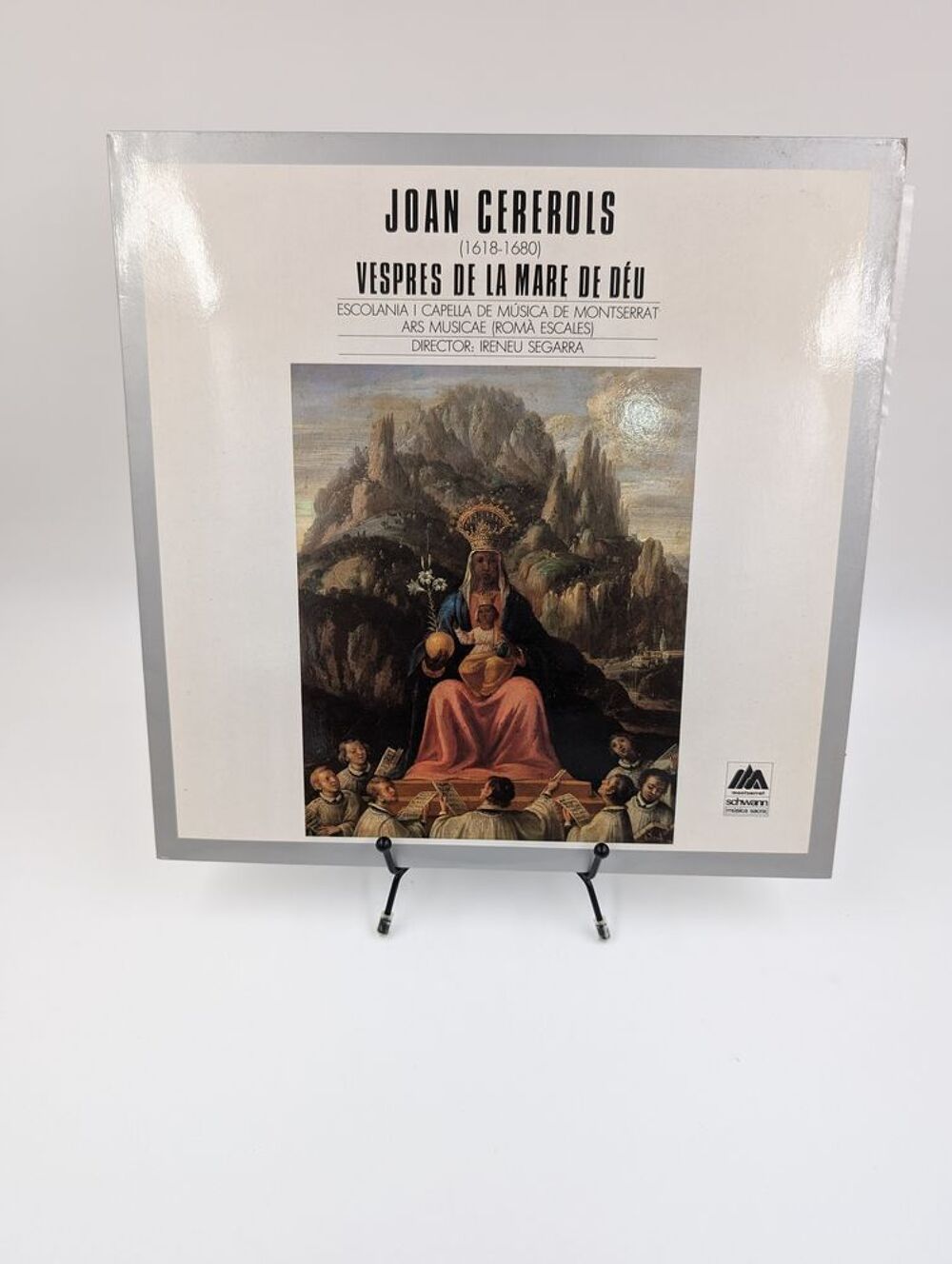 Vinyle 33 tours Joan Cererols (1618-1680) Vespres de la Mare CD et vinyles