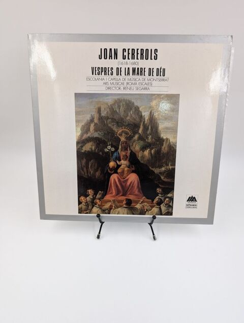 Vinyle 33 tours Joan Cererols (1618-1680) Vespres de la Mare 5 Vulbens (74)