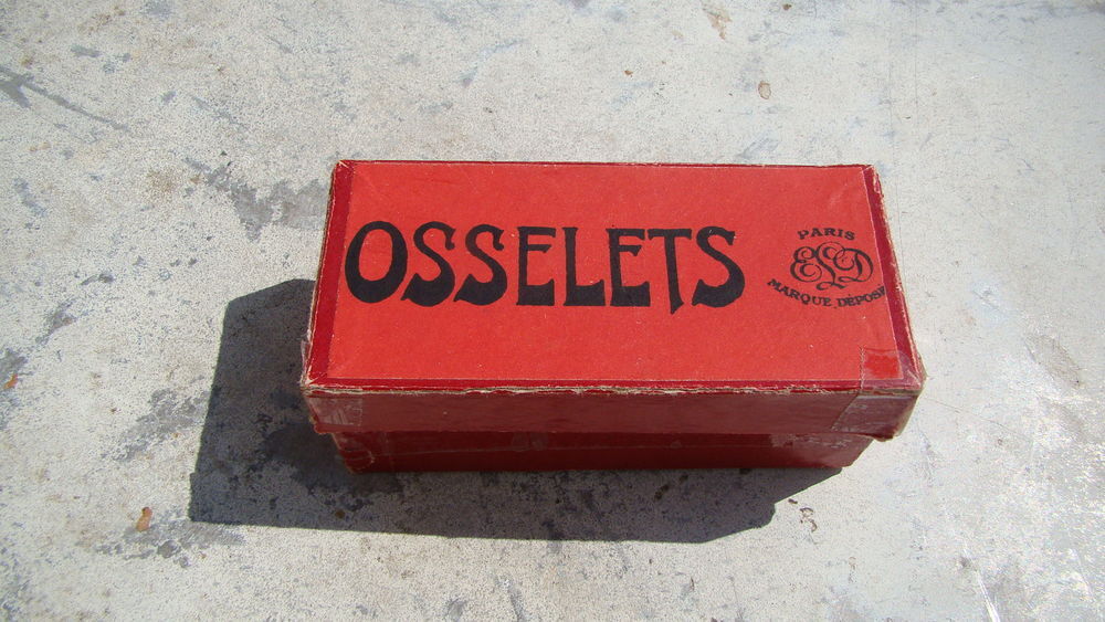 Ancien jeu d'osselets - ELD Paris ann&eacute;es 1930 / 1940 Jeux / jouets