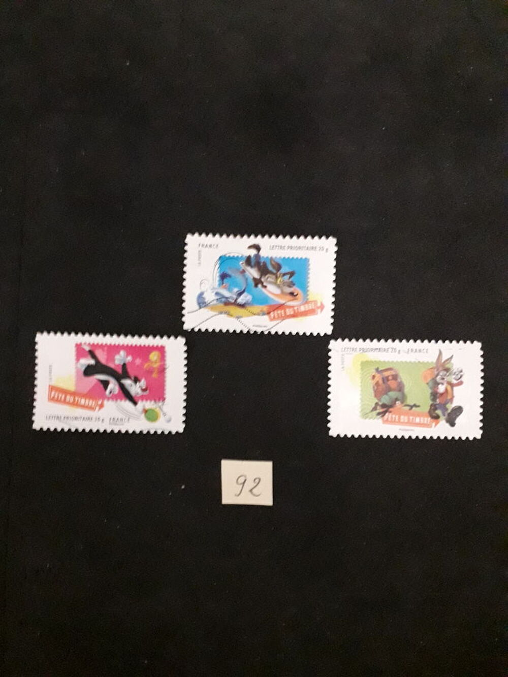 2 S&eacute;ries compl&egrave;tes de timbres 0,40 € la s&eacute;rie.92--96 