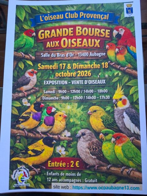 Bourse aux oiseaux Aubagne 2 13400 Aubagne