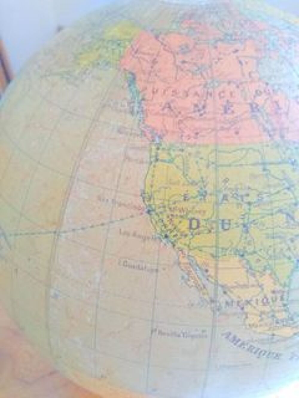globe terrestre en verre Décoration