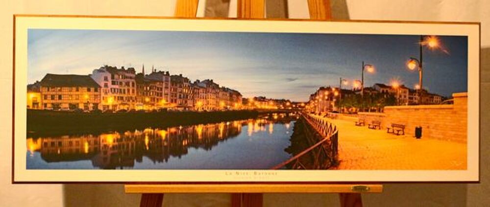 PAYS-BASQUE "QUAIS de la NIVE &agrave; BAYONNE" Décoration