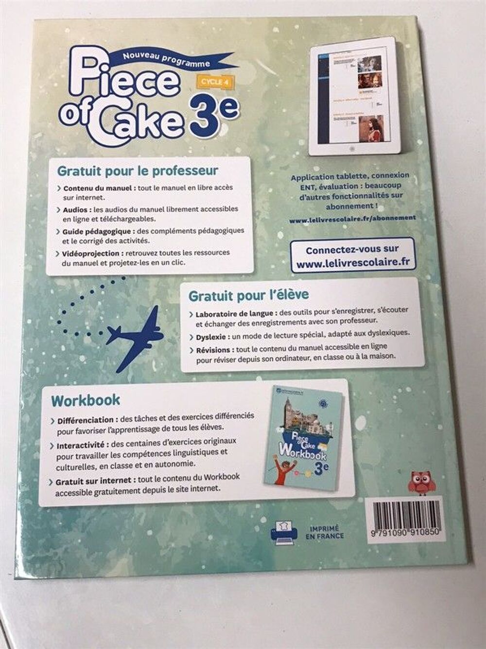Livre d'anglais Piece Of Cake 3&egrave;me Livres et BD