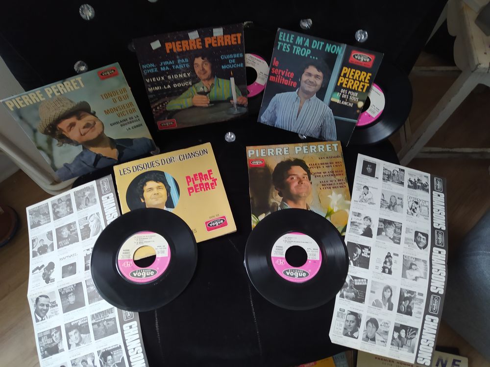 45 TOURS PIERRE PERRET. CD et vinyles