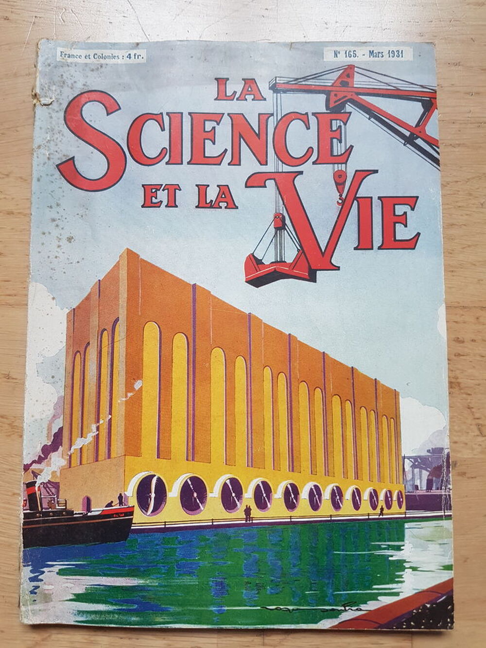 Revue "La Science et la Vie" n&deg;165 - mars 1931 Livres et BD