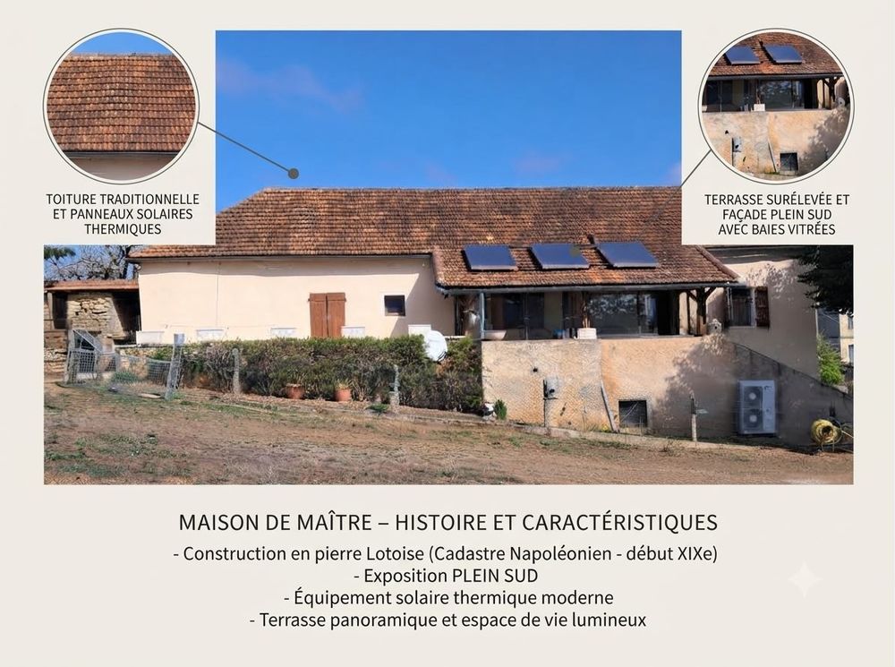 Vente Ferme corps de ferme - DPE A Catus