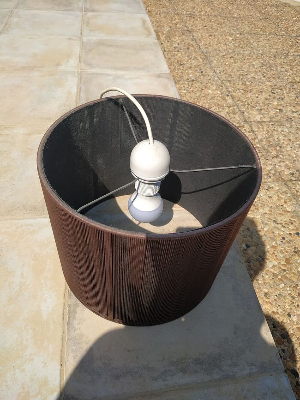 Suspension luminaire marron Décoration