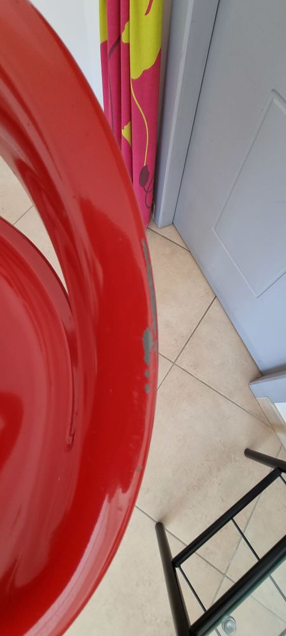 Lot de 2 tabourets rouge Meubles