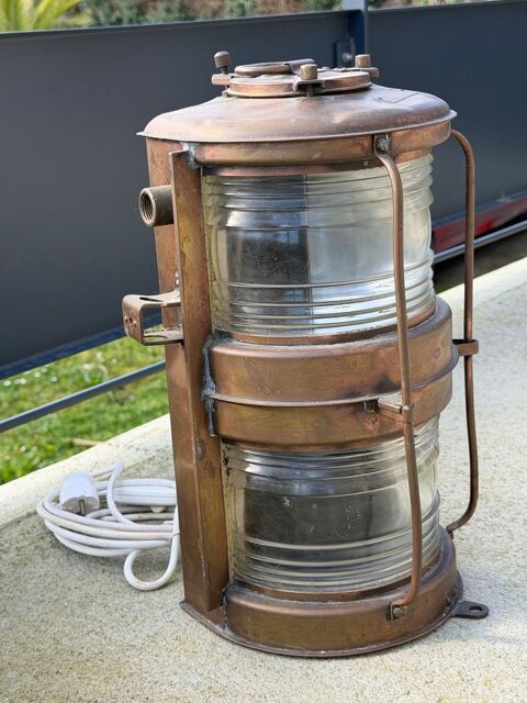 lampe de bateau électrifiée avec variateur d'intensité 120 Paimpol (22)