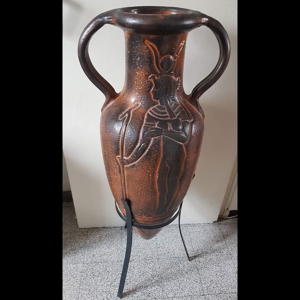 Grande amphore antique &Eacute;gyptienne, 1 m&egrave;tre Décoration