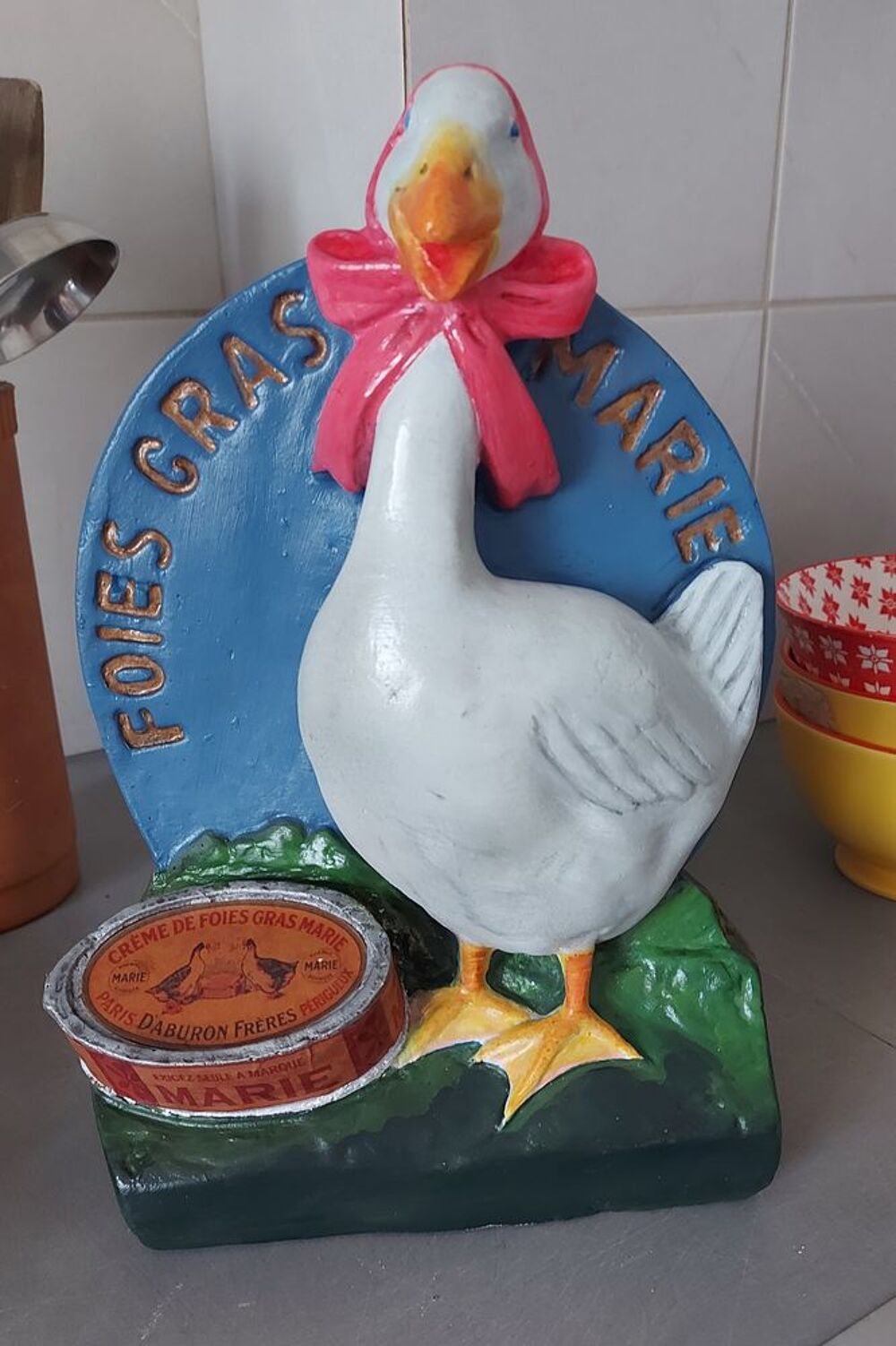 Pl&acirc;tre publicitaire Foies Gras Marie 
