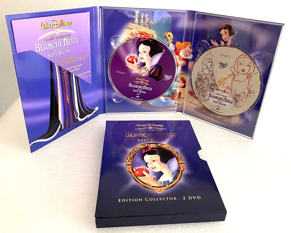Blanche Neige et les Sept Nains N&deg; 1 Walt Disney Edition Col DVD et blu-ray