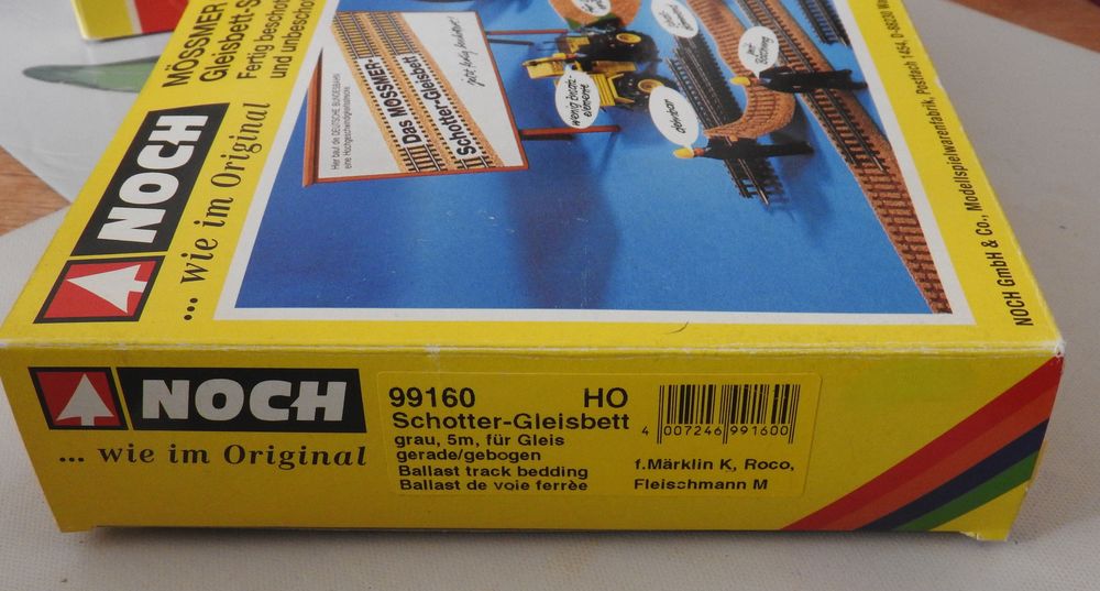 HO - Maquettes Heljan Noch Vollmer, rouleau ballast M&ouml;ssmer 