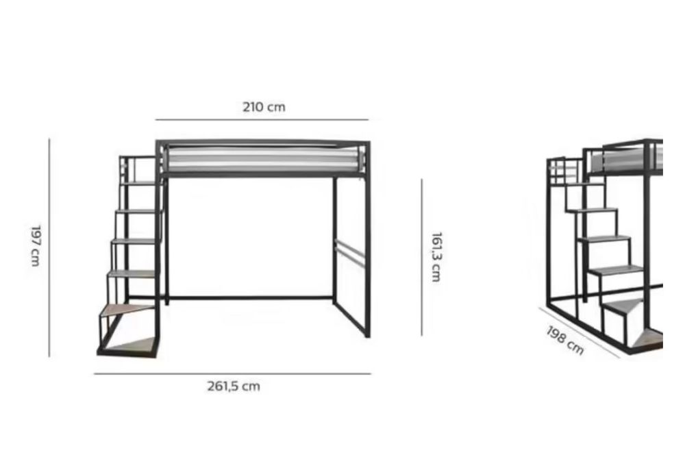 Lit mezzanine Meubles