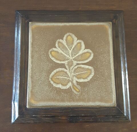 Dessous de plat carr� ? Motif feuille 3 Limoges (87)