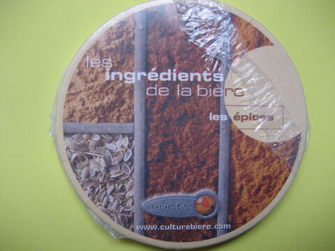 Lot de 6 sous-bock bi�re   Culture Bi�re    3 Reims (51)