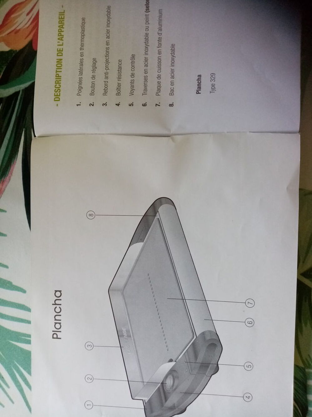 Plancha &eacute;lectrique Electroménager