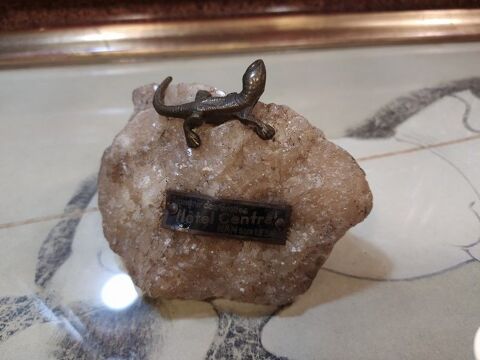 Lézard Souvenir des Grottes Hôtel Central Han sur Lesse XXe 50 Loches (37)