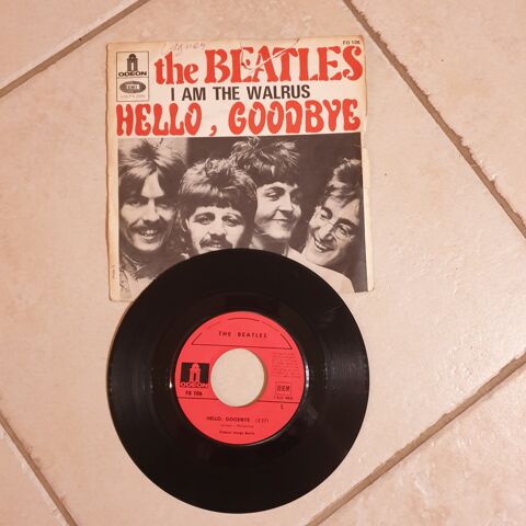 The Beatles Hello, good bye ; I am the walrus 45T Vinyle Ode 14 Antony (92)