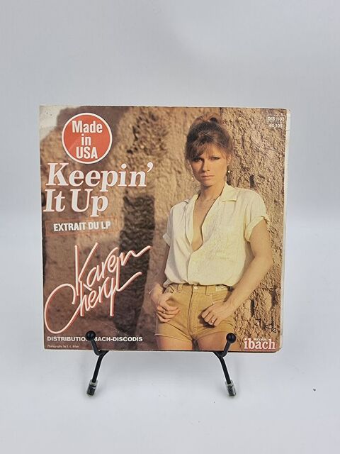 Vinyle 45 tours Karen Cheryl : Keepin' It Up (Extrait du LP) 3 Vulbens (74)