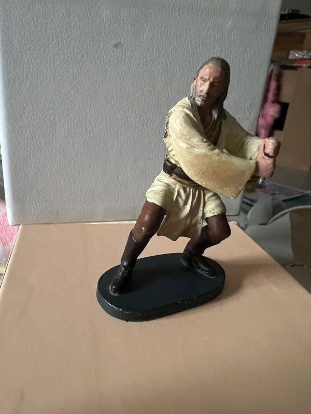 Figurine en plomb Jedi Qui-Gon Jinn Star Wars 