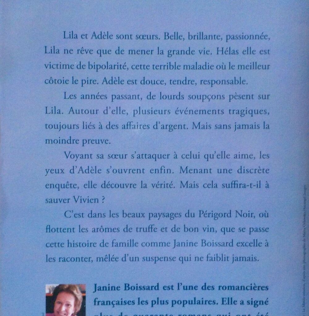 LA LANTERNE DES MORTS de Janine BOISSARD Ed. Fayard
Livres et BD