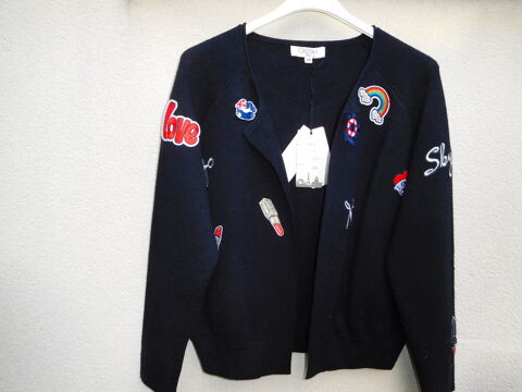 Belle veste neuve noire �paisse marque Christina 40 Vitry-sur-Seine (94)