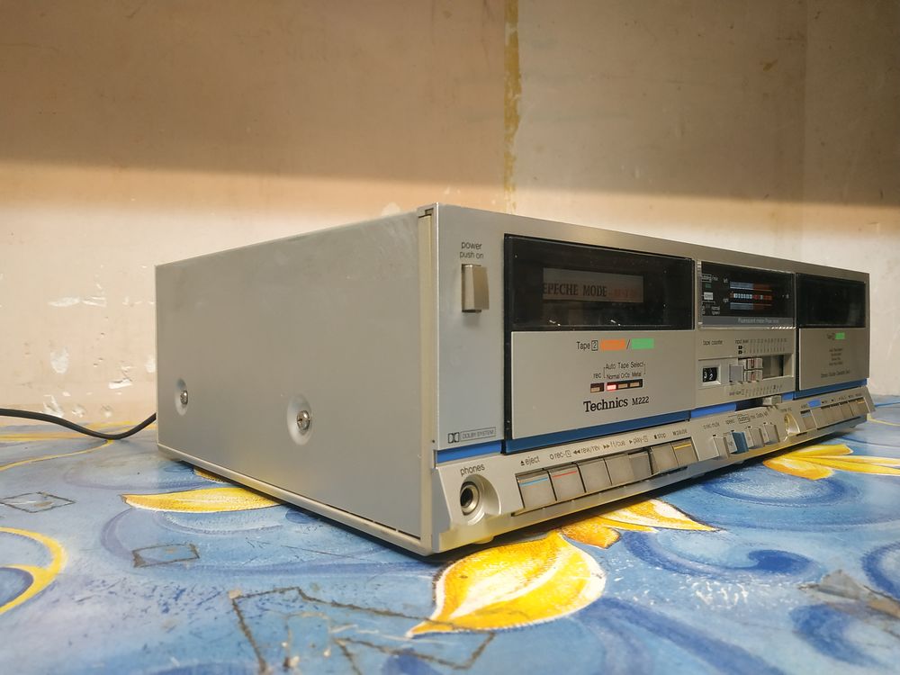 Platine Double K7 TECHNICS RS-M222 - [ R&eacute;vis&eacute;e ] Vintage 80 Audio et hifi