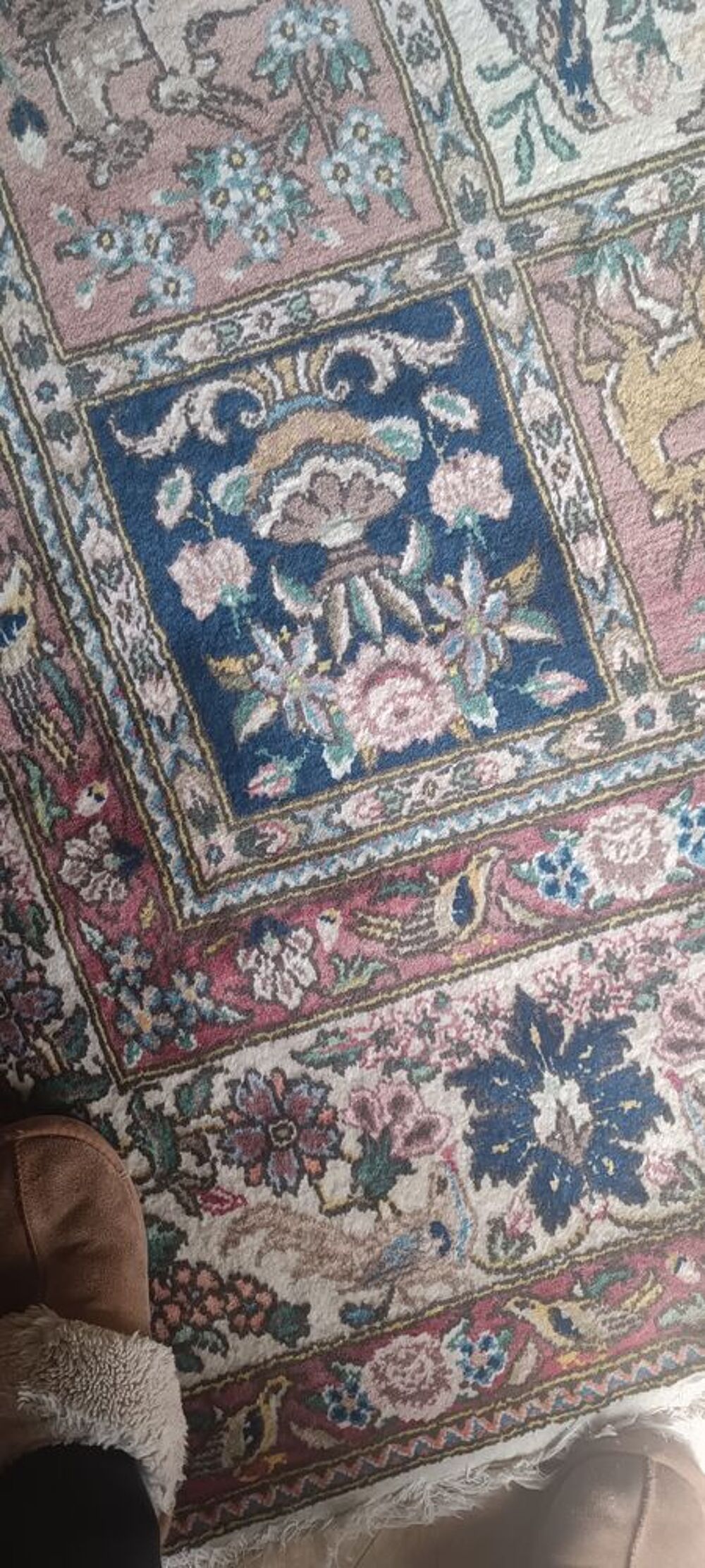 Tapis d'Iran fait main 3m16X 2.02 Décoration