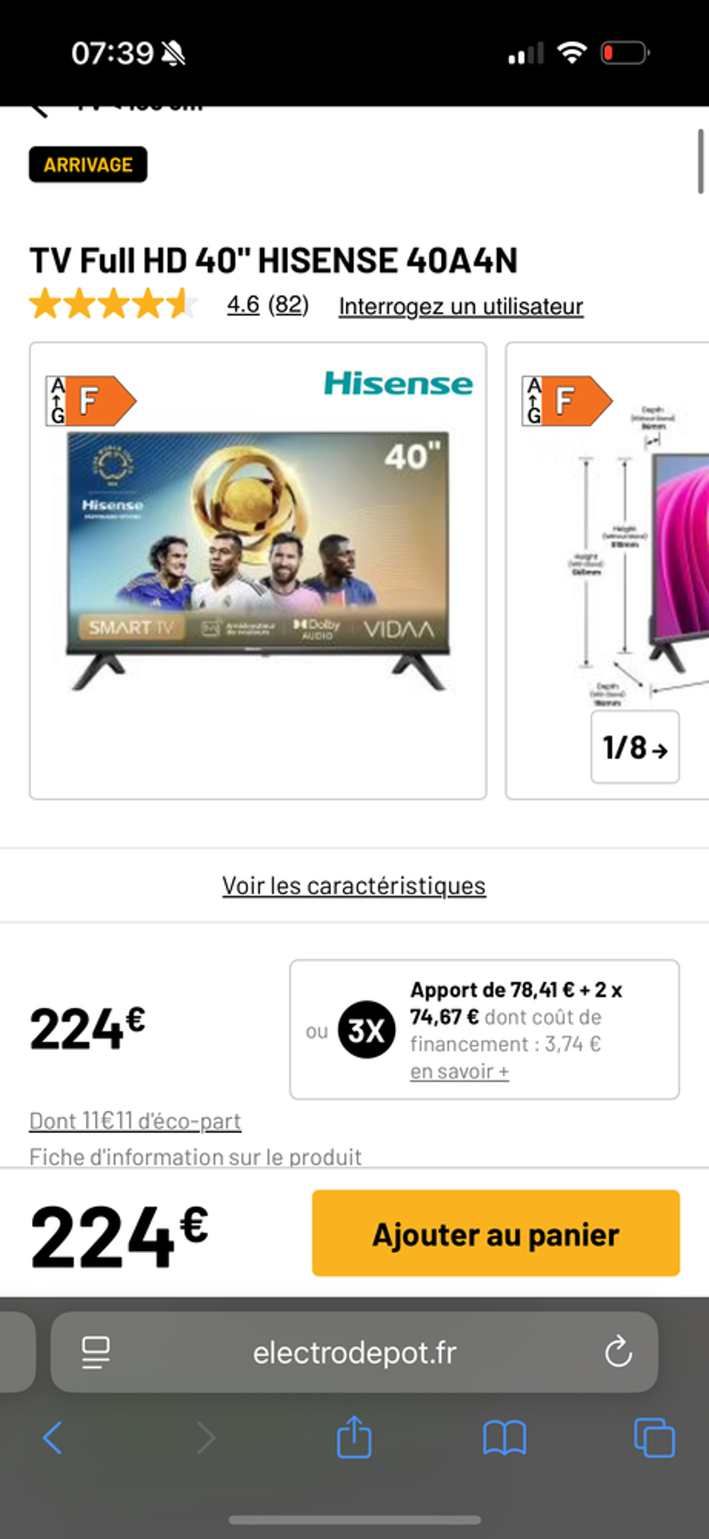 Tv Hisense 40 pouce Photos/Video/TV