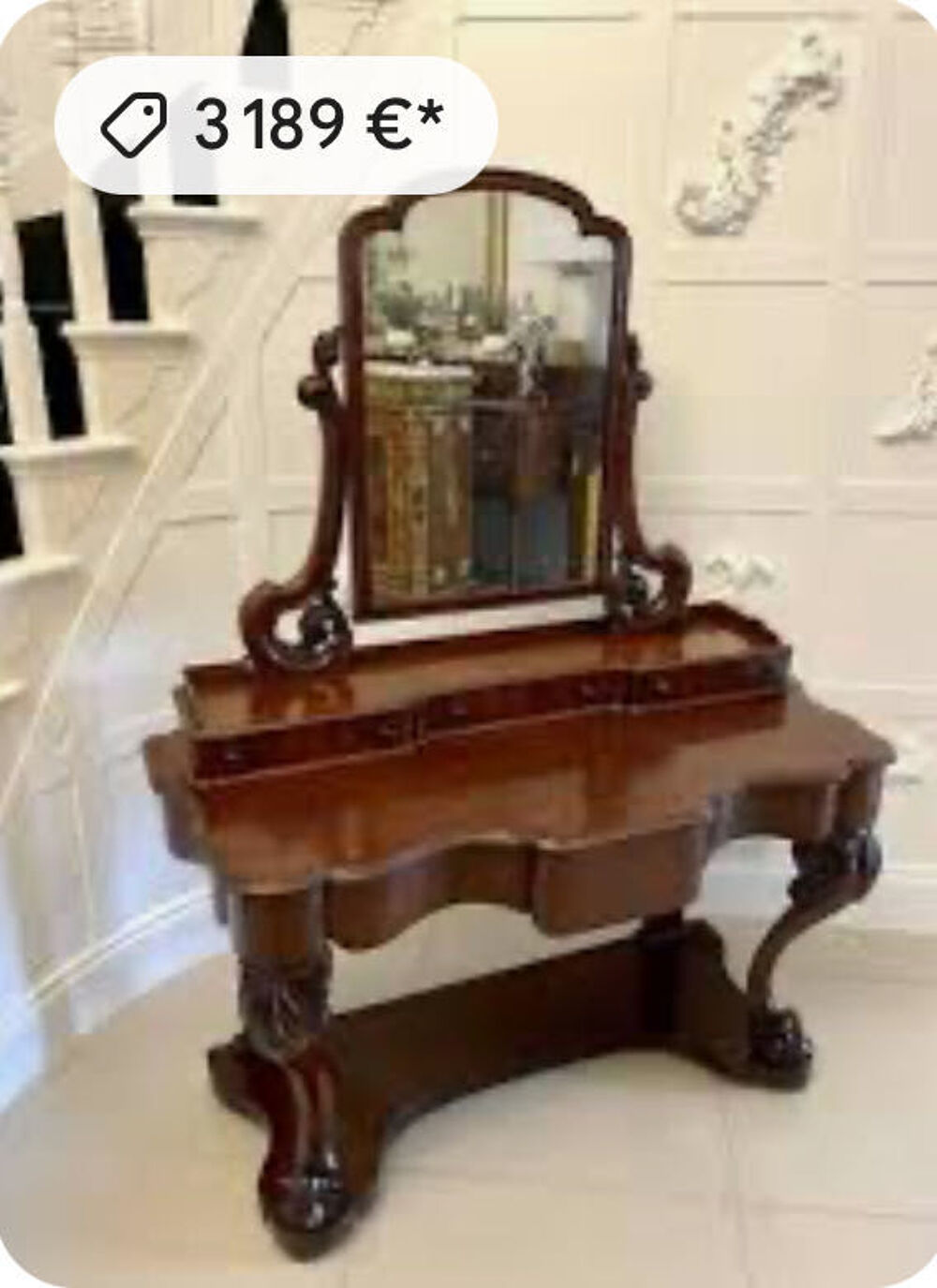 Coiffeuse Duchess 1860s Meubles