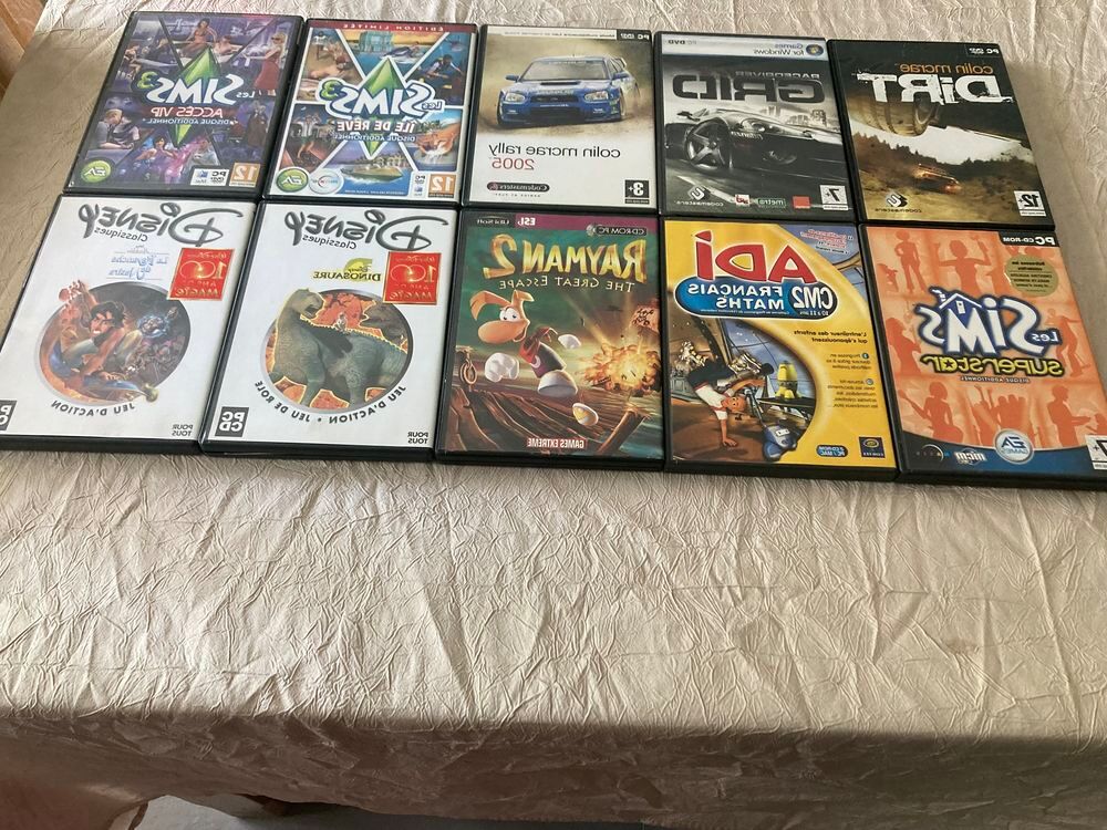 CD jeux vid&eacute;o CD et vinyles