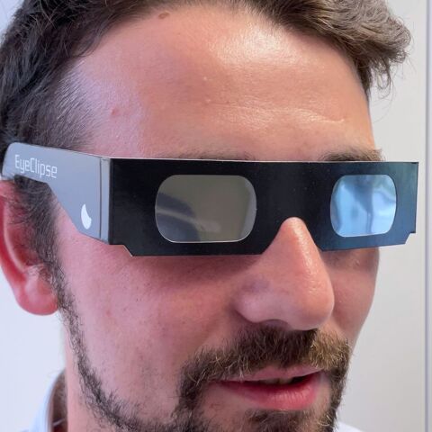 Lot de 2 paires de lunettes éclipse solaire approuvées 2026, Marseille 13 (13)
