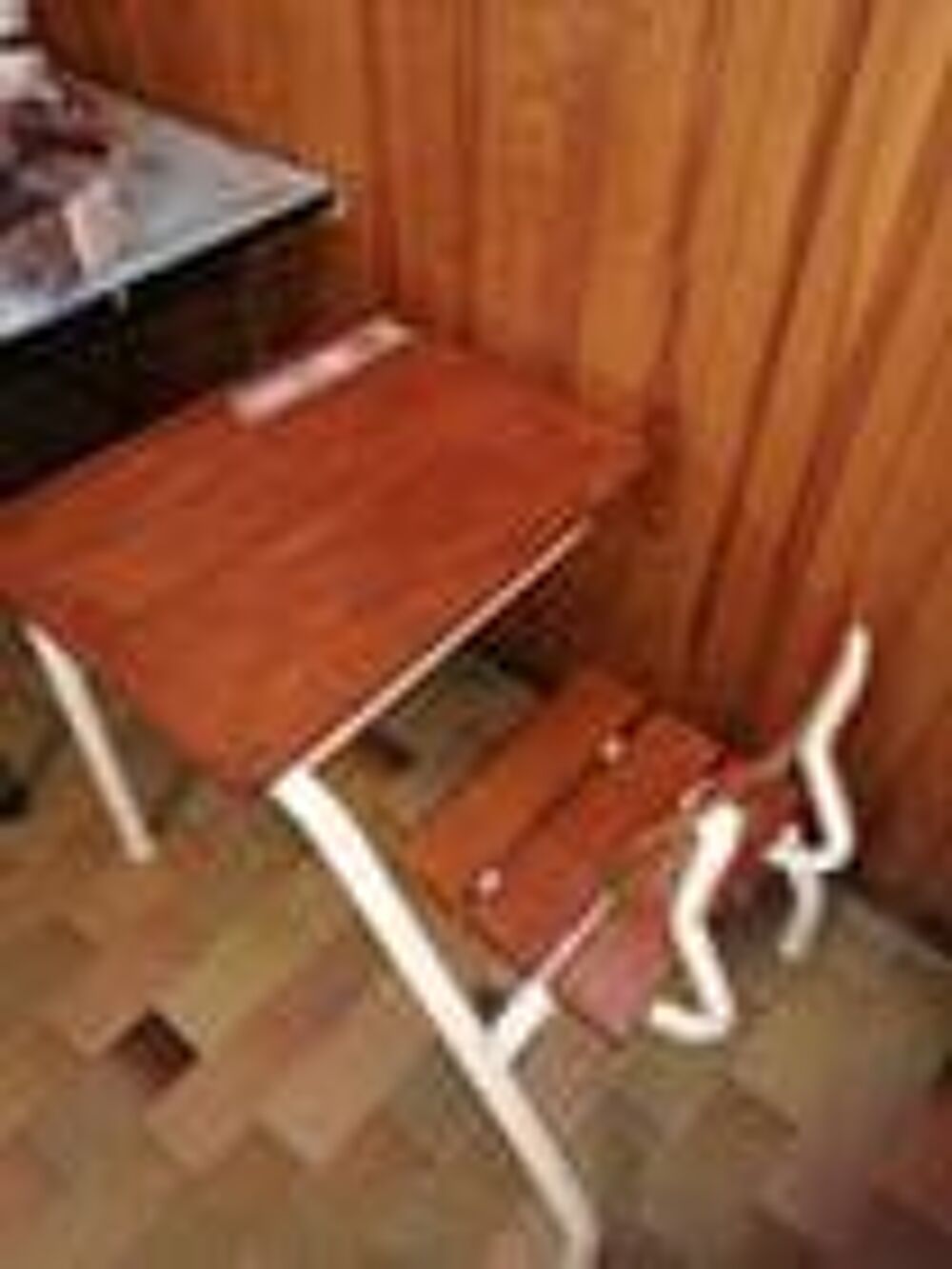 Petit bureau vintage gain de place pour enfant Meubles
