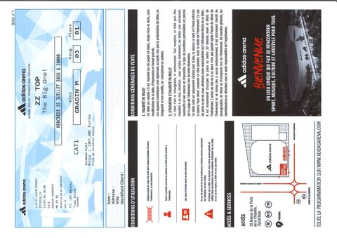 Billets concert ZZ Top The Big One
Damparis (39)